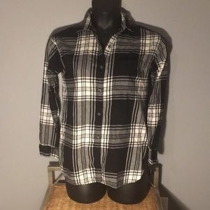 Black and white flannel